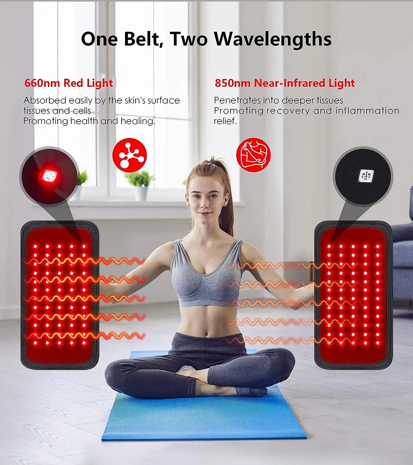 LED Red&Infrared Light Therapy Belt