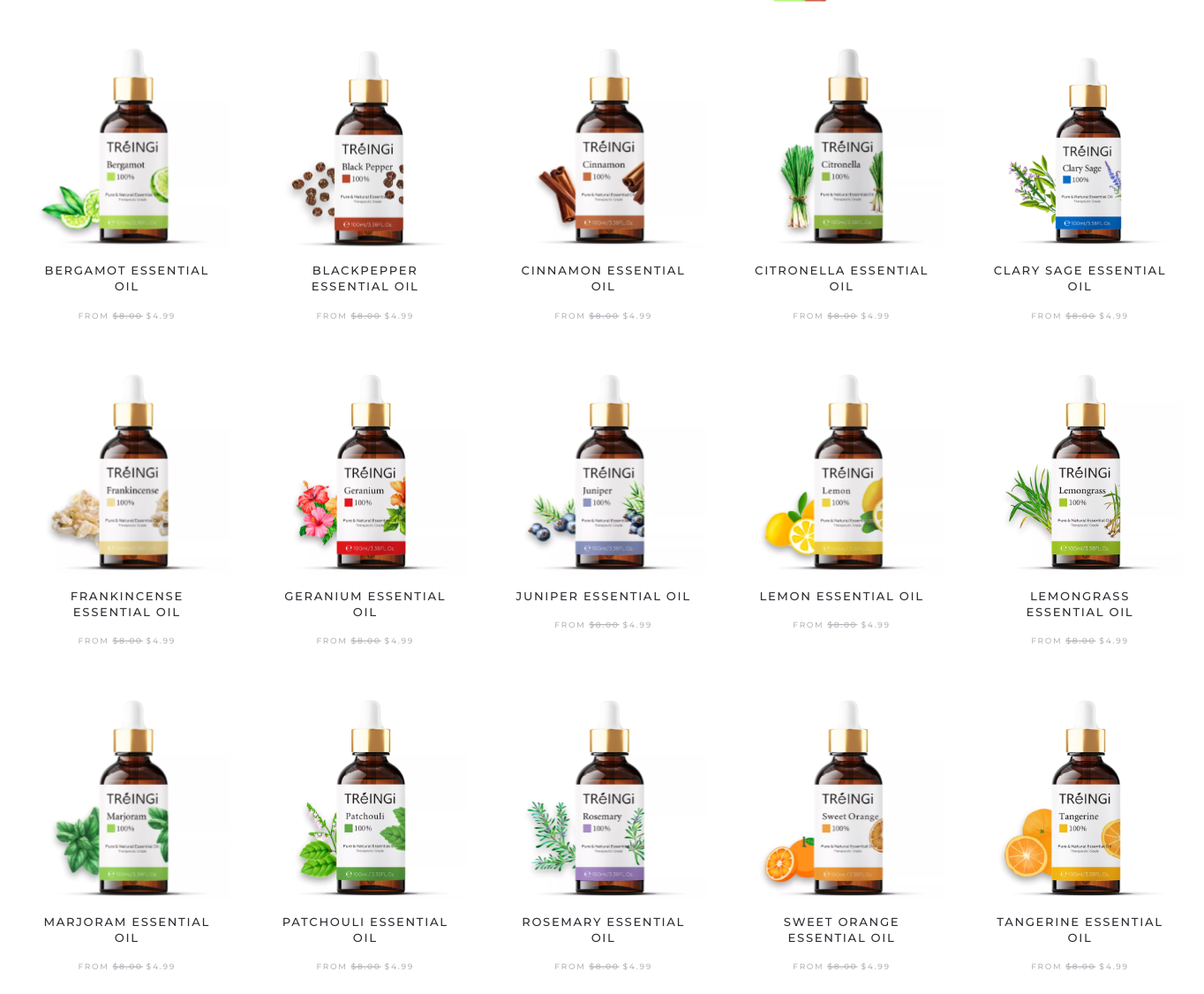 Therapeutic Grade Pure Natural Essential Oils