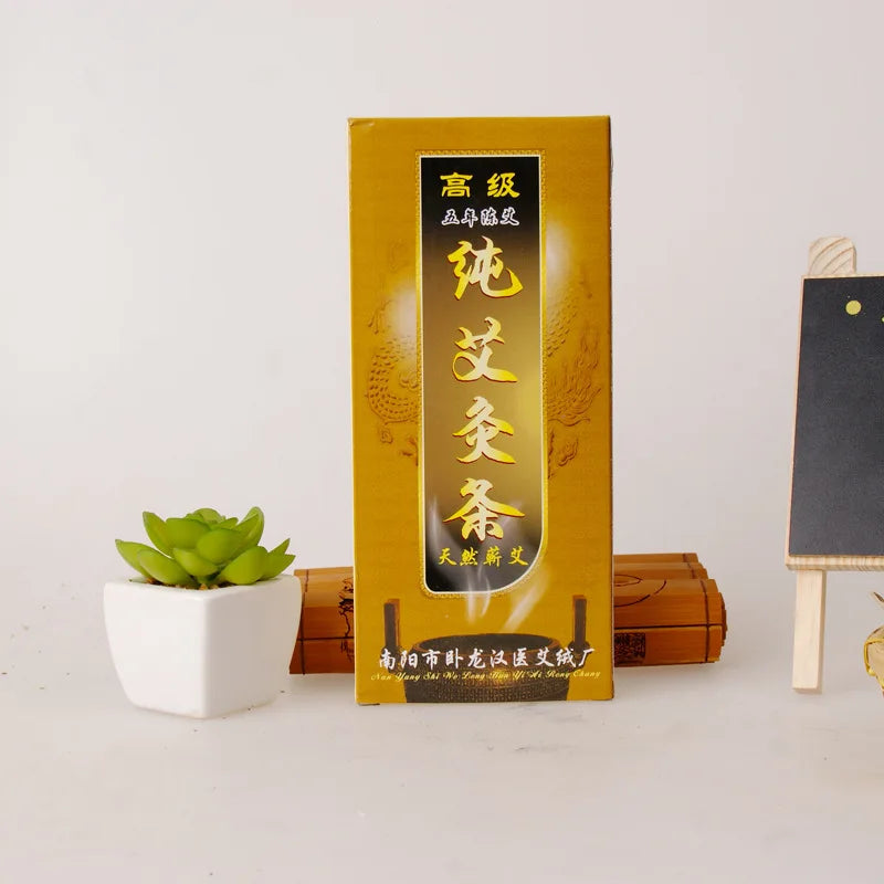 Pure Gold Moxa Sticks for Moxibustion